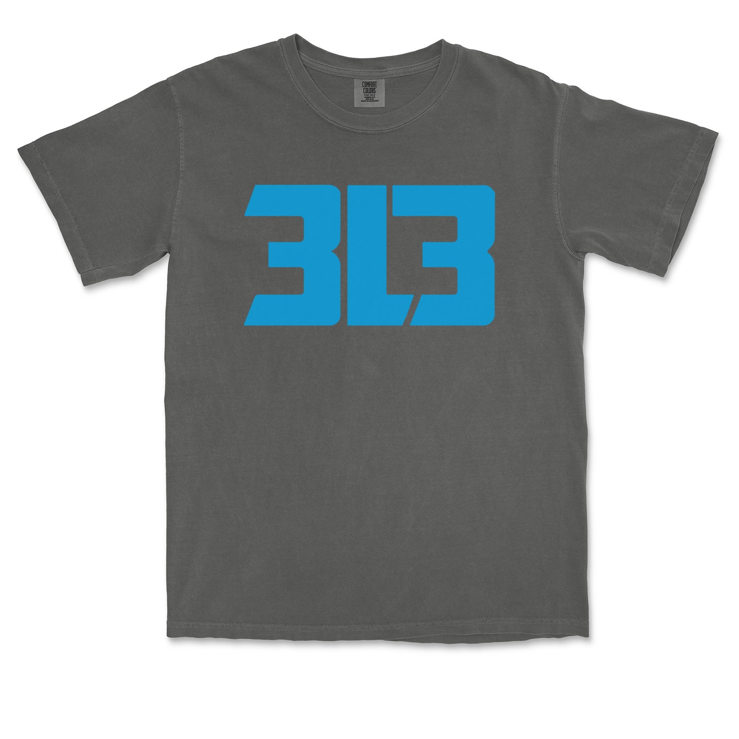 3L3 From The 313 Detroit Football Vintage Soft Unisex T-shirt Pepper