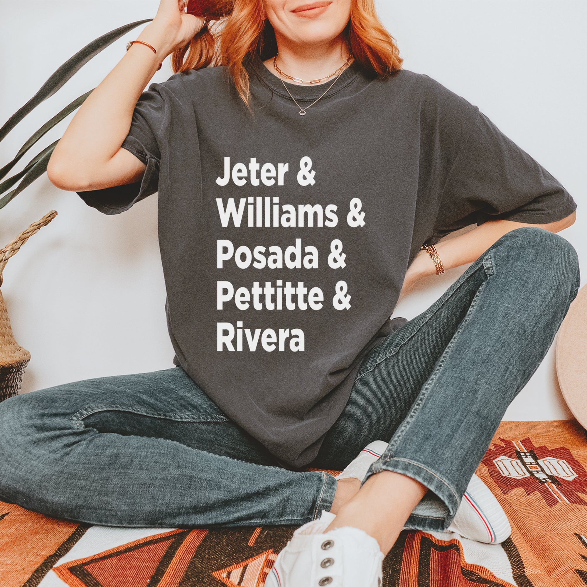 Jeter & Williams & Posada & Pettitte & Rivera Vintage Soft Unisex T-shirt 