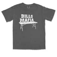 Bills Mafia Football Fan graphic on Garment-Dyed Heavyweight Unisex T-Shirt alternate view 2