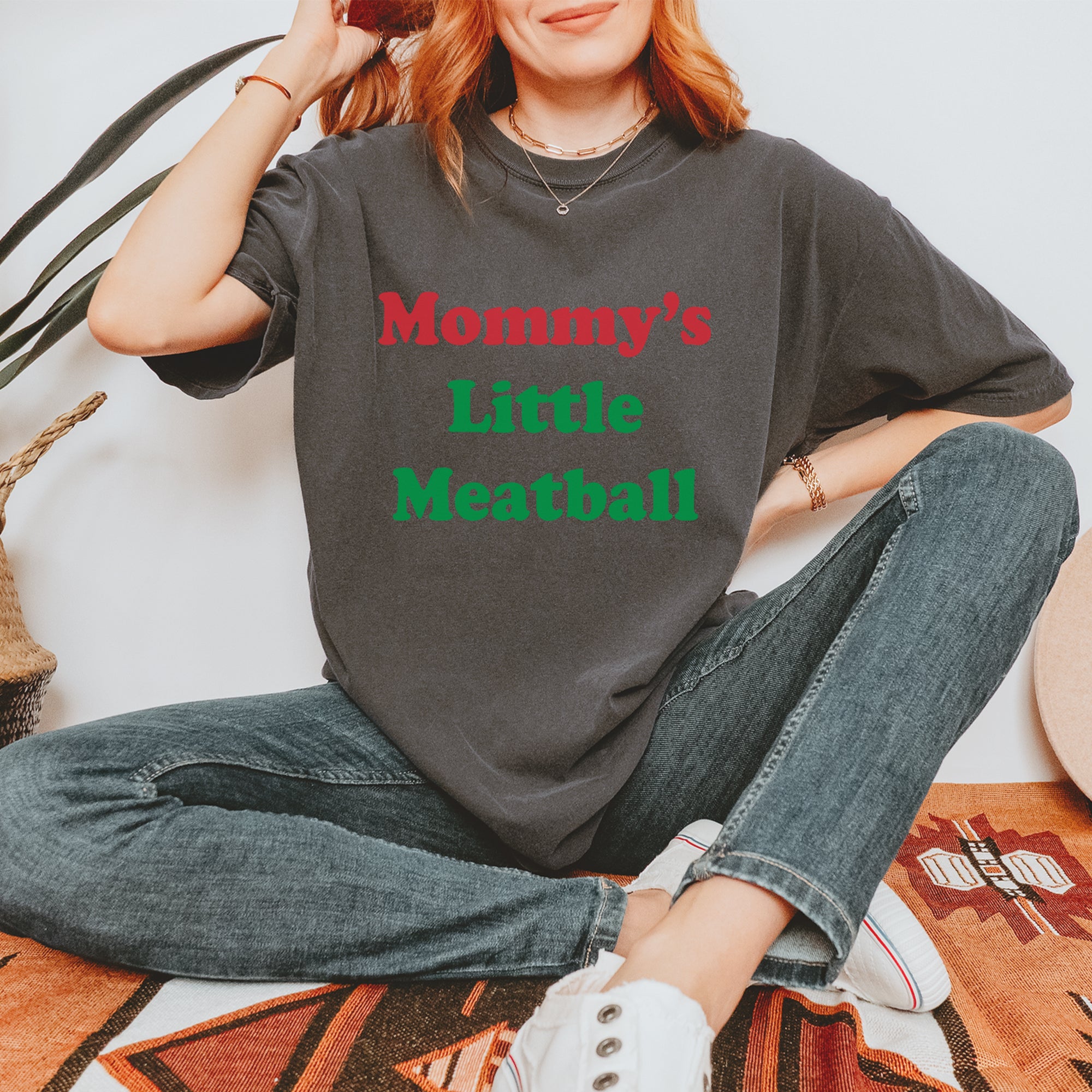 Mommy's Little Meatball Love Island Vintage Soft Unisex T-shirt 