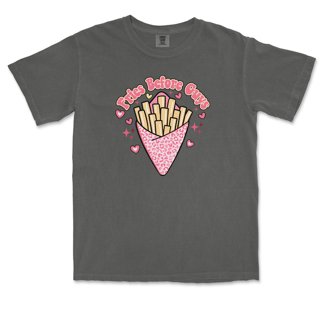 Fries Before Guys Vintage Soft Unisex T-shirt 