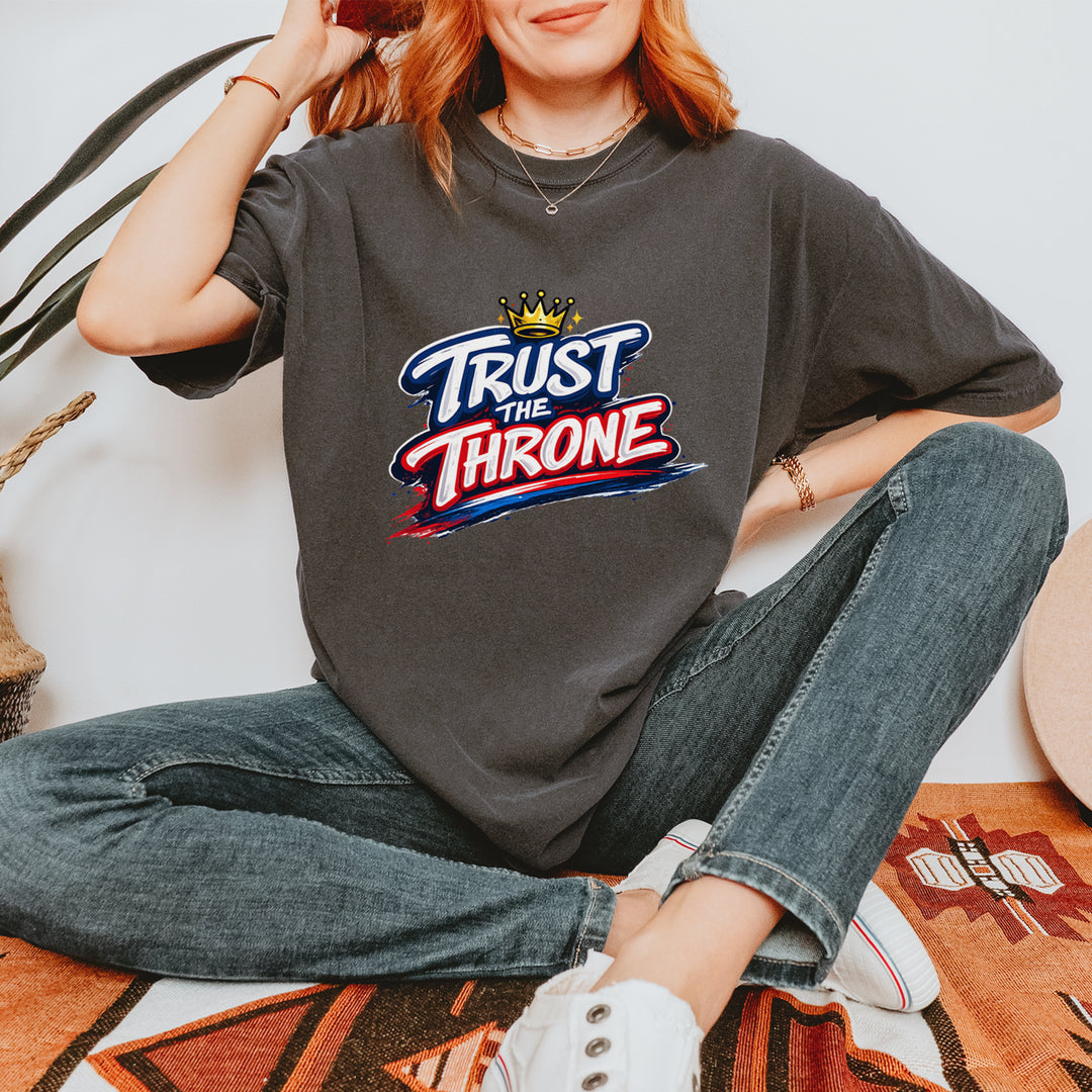 Trust The Throne Crown Philly Hoops Vintage Soft Unisex T-shirt 