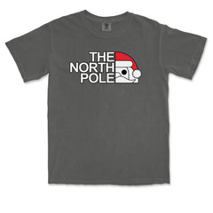 The North Pole Santa Face Vintage Soft Unisex T-shirt 