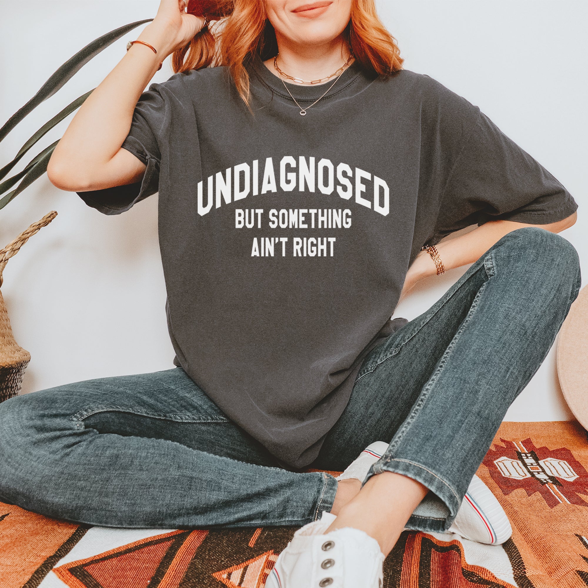 Undiagnosed But Something Ain't Right Vintage Soft Unisex T-shirt 