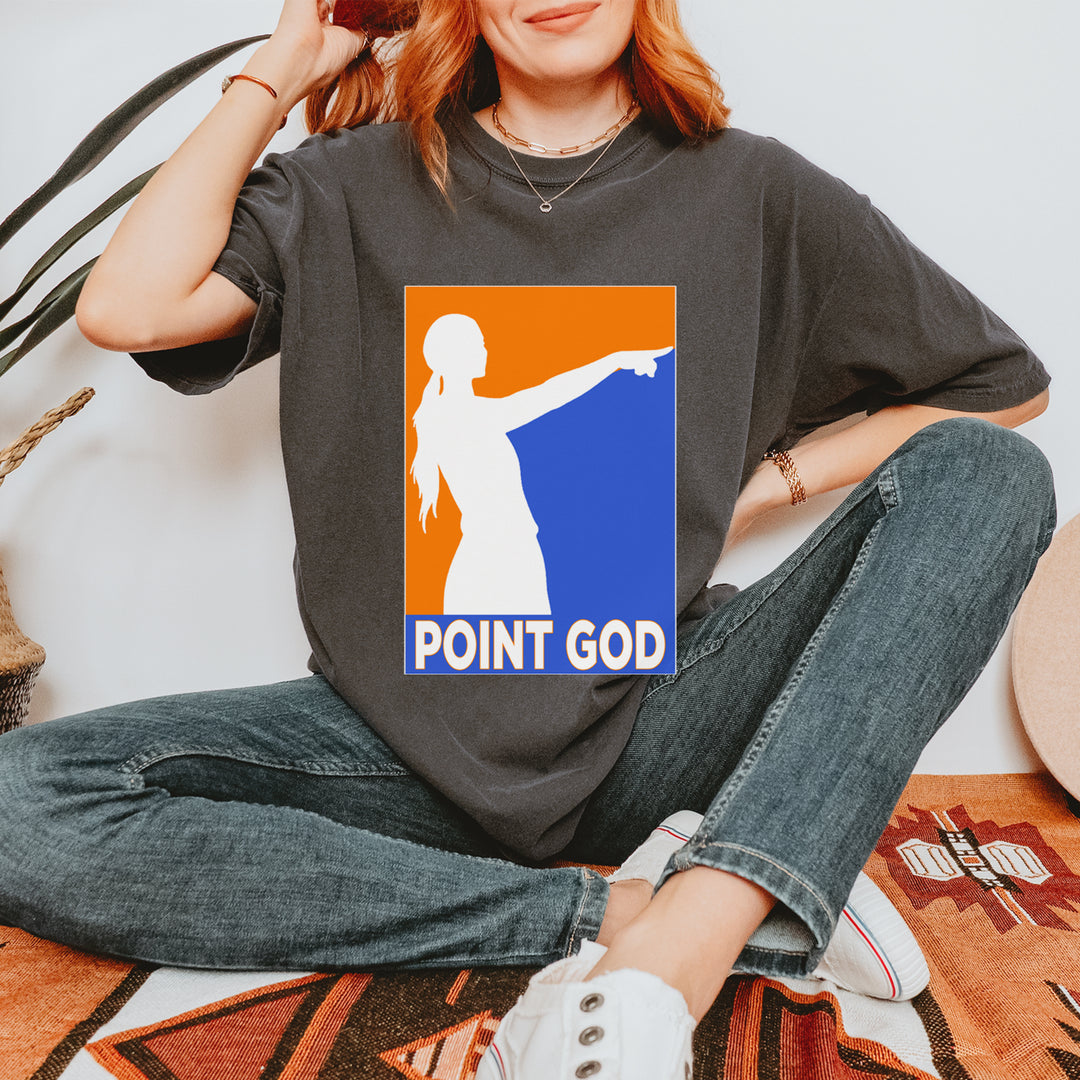 Point God Cunningham Basketball Pointing Meme  Vintage Soft Unisex T-shirt 