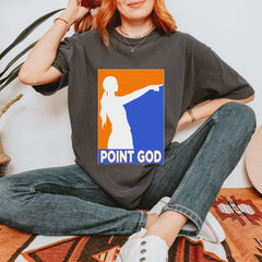 Point God Cunningham Basketball Pointing Meme  Vintage Soft Unisex T-shirt 