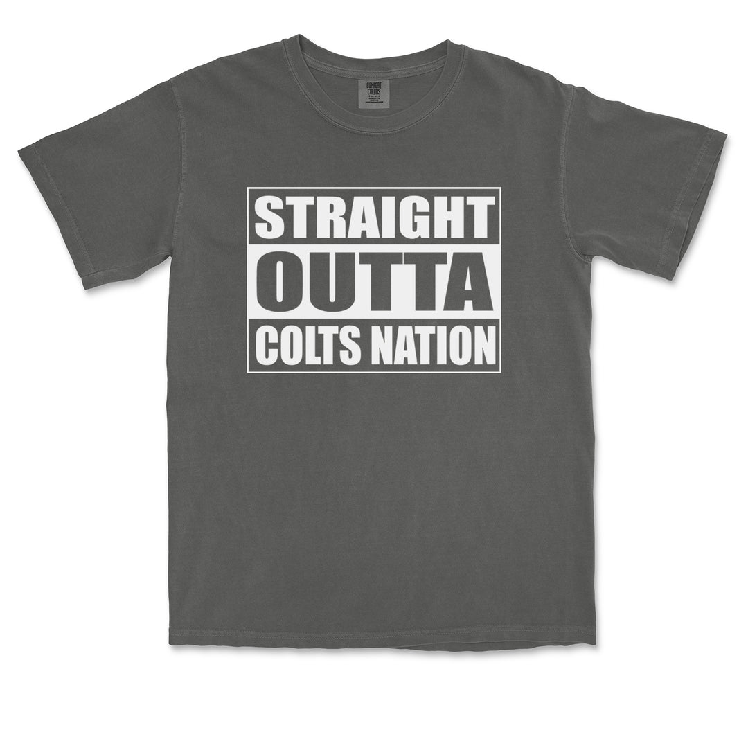 Straight Outta Colts Nation Football  Youth T-shirt 