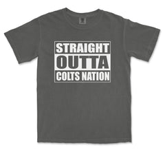 Straight Outta Colts Nation Football  Youth T-shirt 
