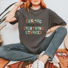 Dancing Through The Lightning Strikes Vintage Soft Unisex T-shirt 