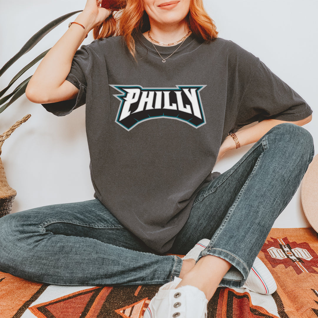 Philly Bold Block Throwback Vintage Soft Unisex T-shirt 