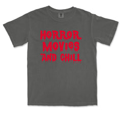 Horror Movies and Chill Vintage Soft Unisex T-shirt 