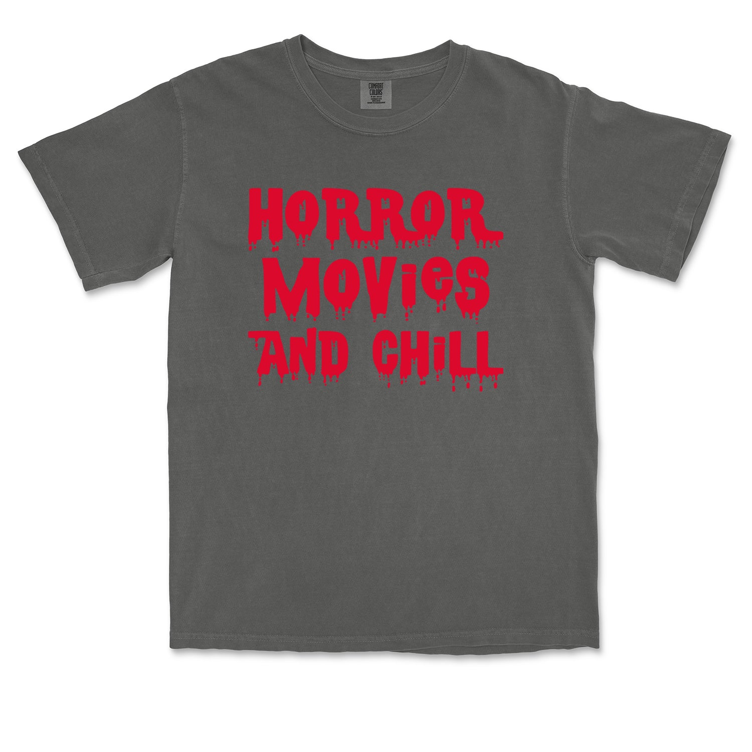 Horror Movies and Chill Vintage Soft Unisex T-shirt Pepper