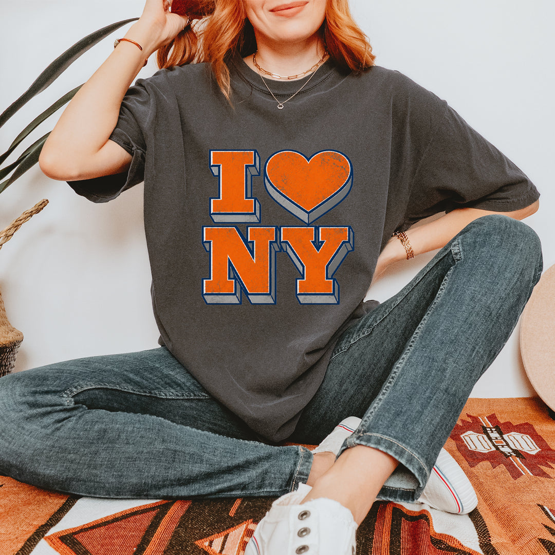 New York City Pride Heart Vintage Soft Unisex T-shirt 