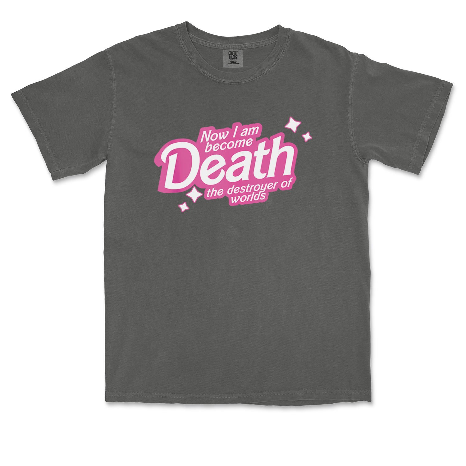 Now I am Become Death Barbenheimer Vintage Soft Unisex T-shirt Pepper