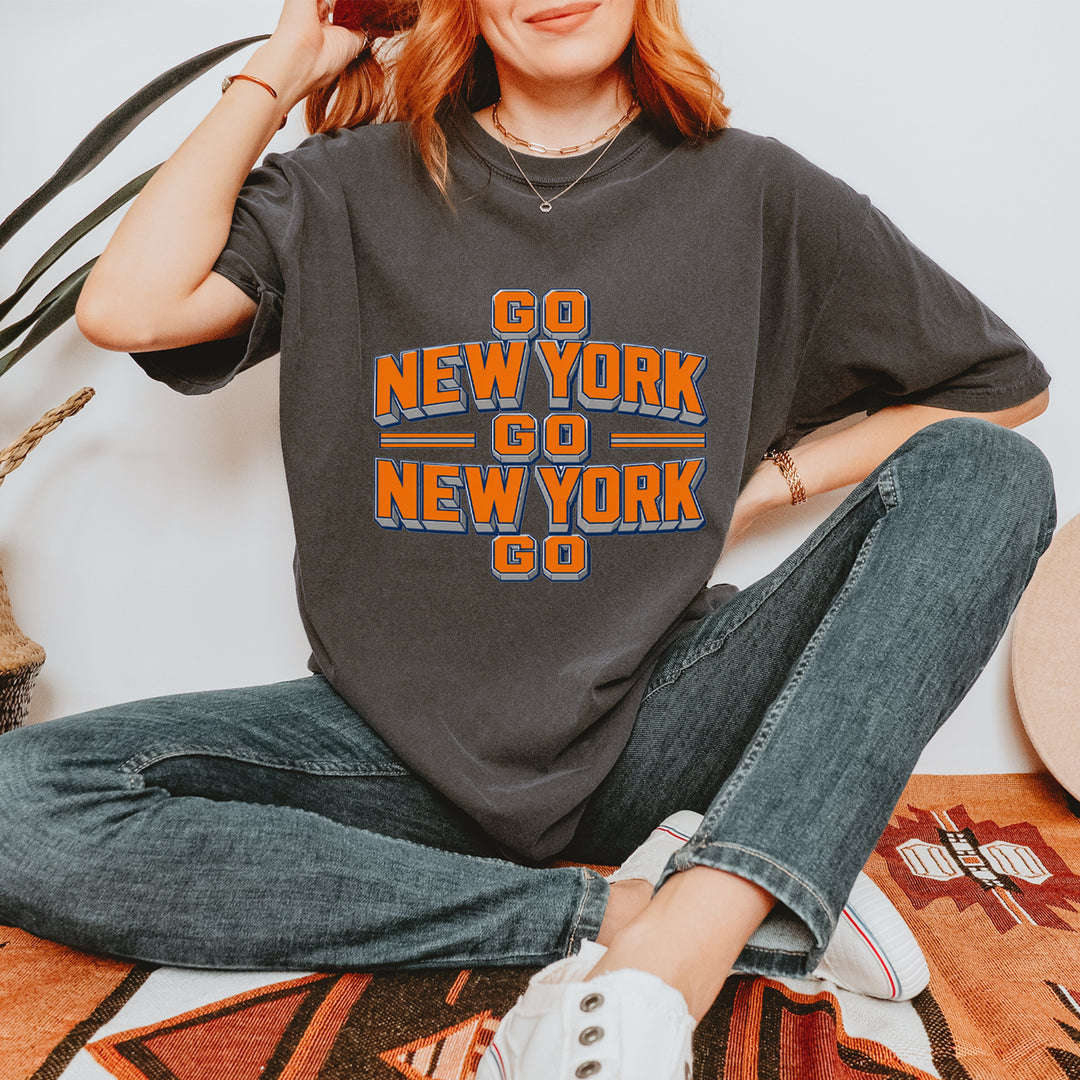 Go New York Go Basketball Vintage Soft Unisex T-shirt 