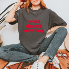 Wild Desert Cowboy Country Vintage Soft Unisex T-shirt 