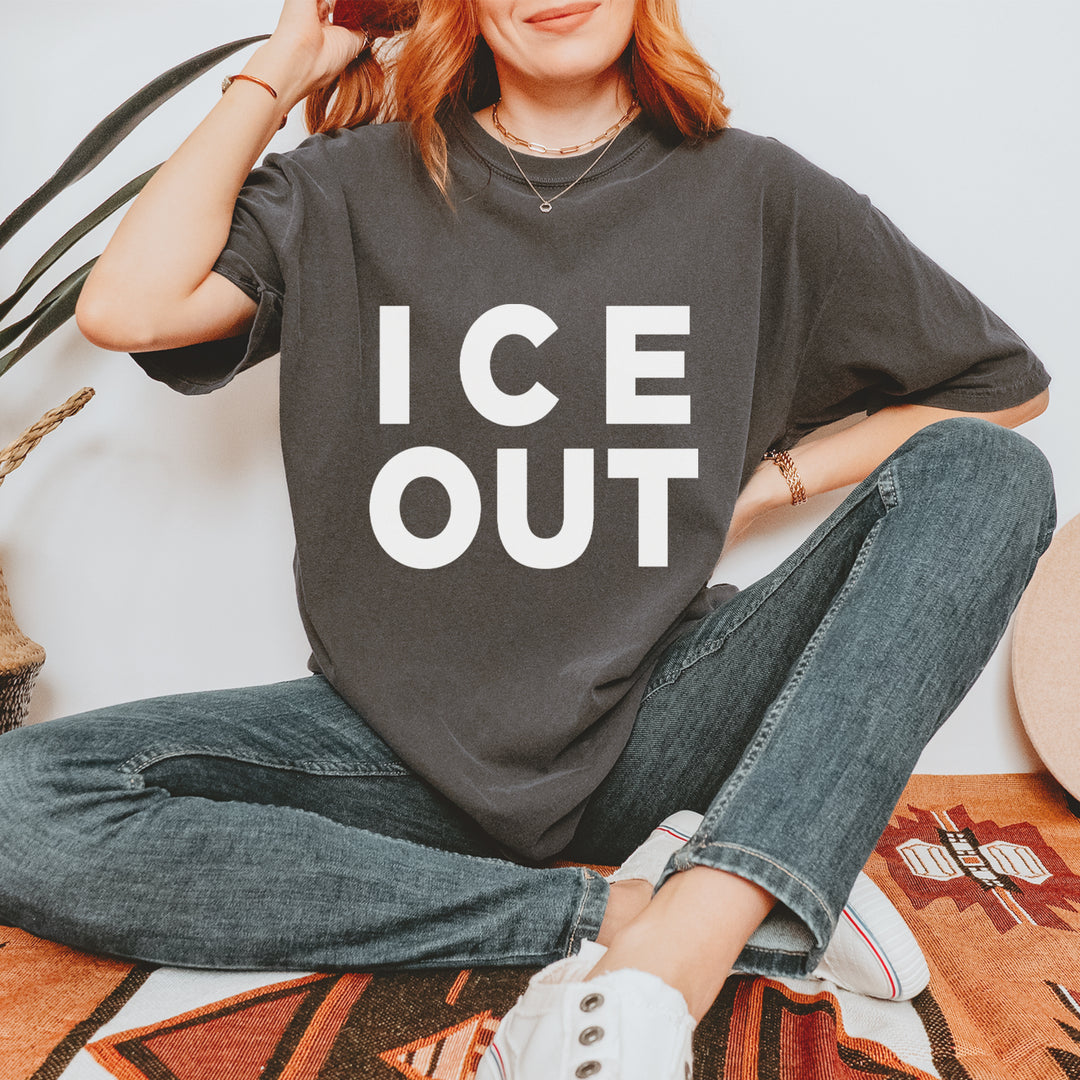 Ice Out Protest Vintage Soft Unisex T-shirt 