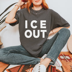Ice Out Protest Vintage Soft Unisex T-shirt 