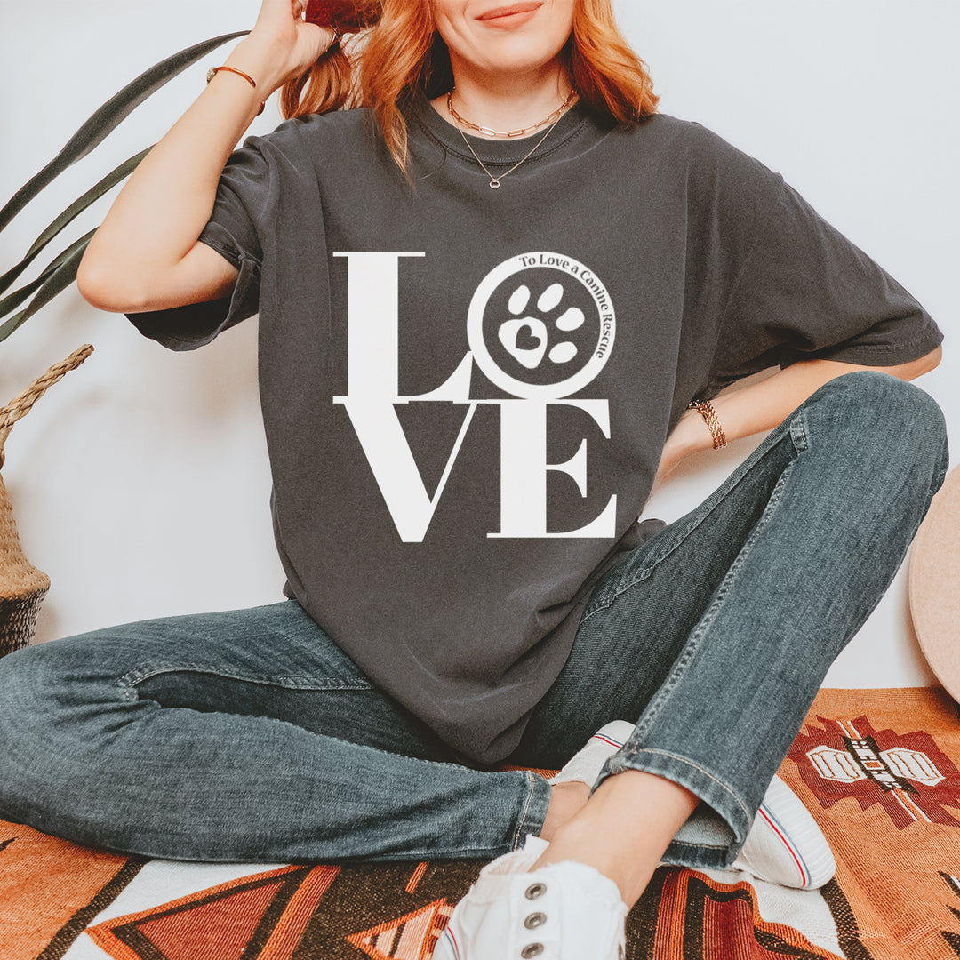 TLC LOVE Dog Rescue Vintage Soft Unisex T-shirt 