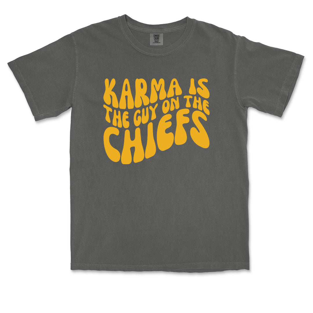 Karma Is The Guy On The Chiefs Boyfriend Vintage Soft Unisex T-shirt 