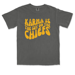 Karma Is The Guy On The Chiefs Boyfriend Vintage Soft Unisex T-shirt 