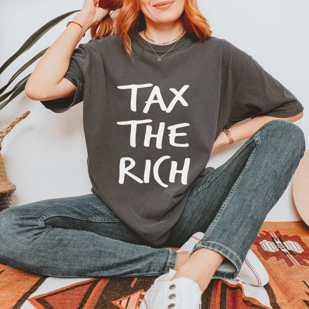 Tax the Rich Protest Wealth Inequality Vintage Soft Unisex T-shirt 