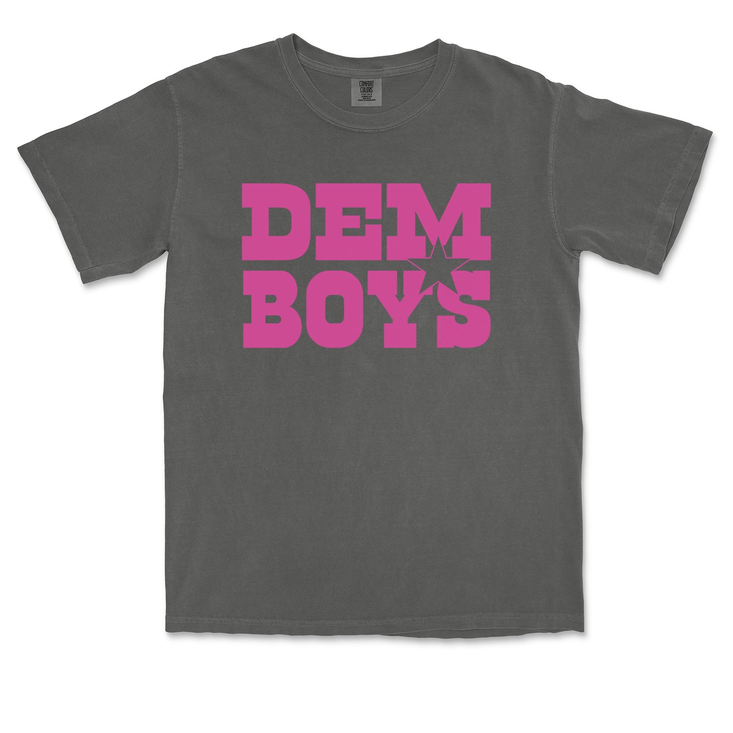 Dem Boys Hot Pink Dallas  Vintage Soft Unisex T-shirt Pepper