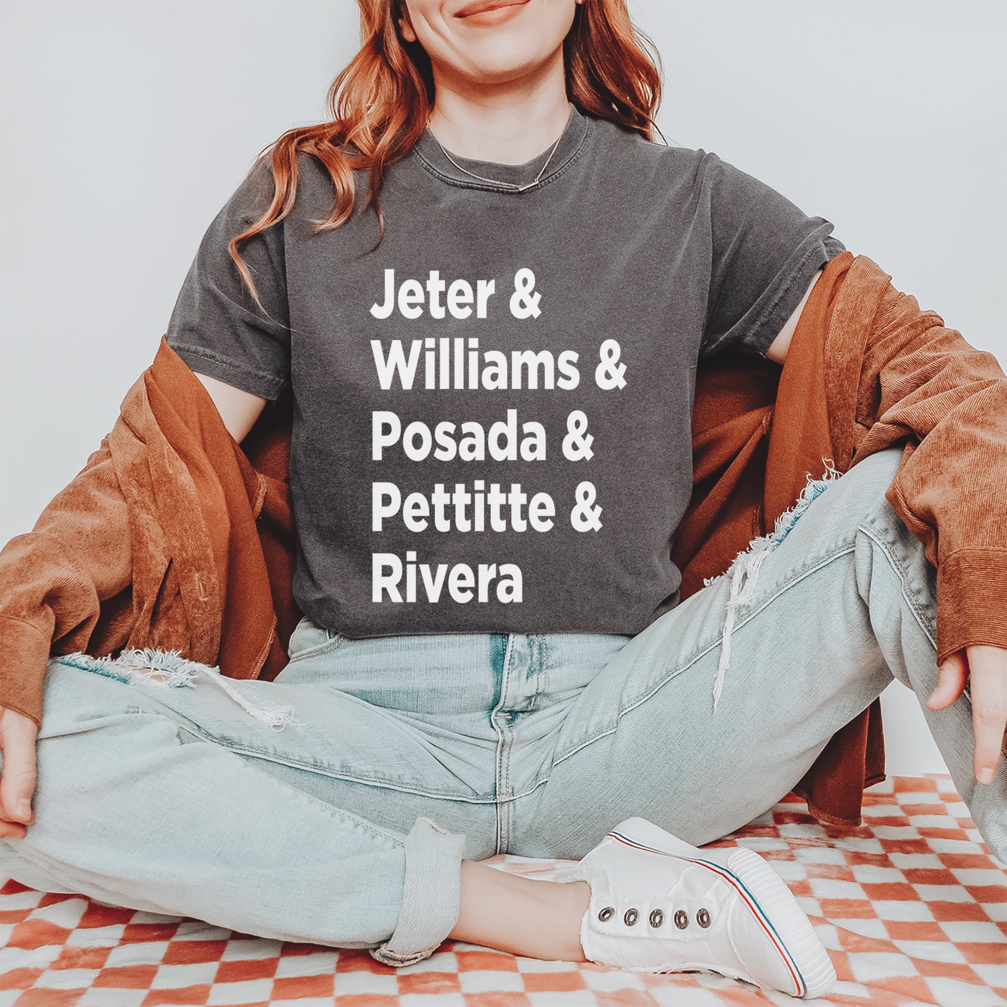 Jeter & Williams & Posada & Pettitte & Rivera Vintage Soft Unisex T-shirt 