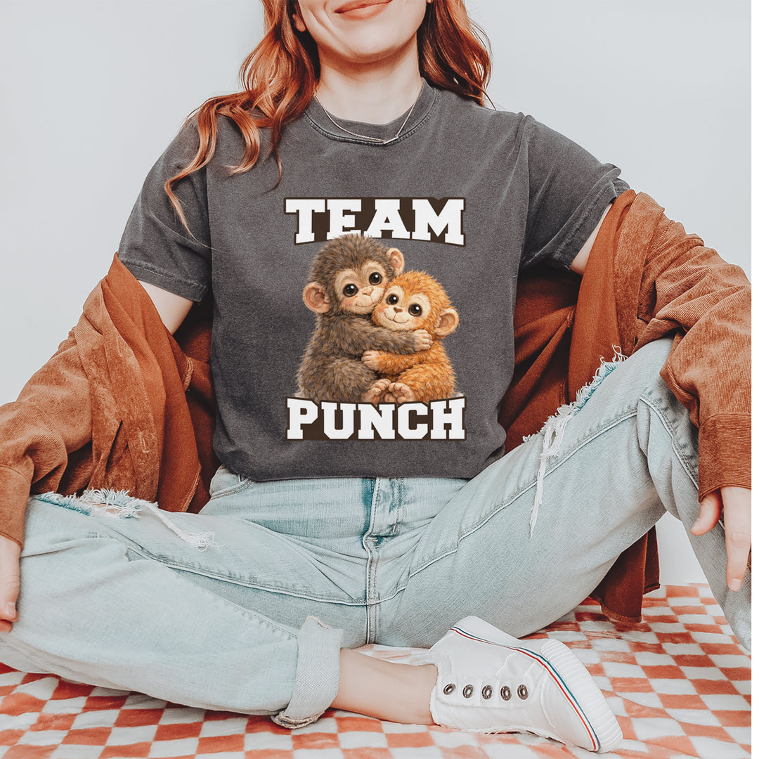 Team Punch Panchi-kun Monkey Vintage Soft Unisex T-shirt 