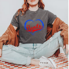 Benito Heart Puerto Rico Vintage Soft Unisex T-shirt 