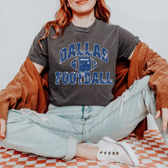 Dallas Distressed Football Vintage Soft Unisex T-shirt 