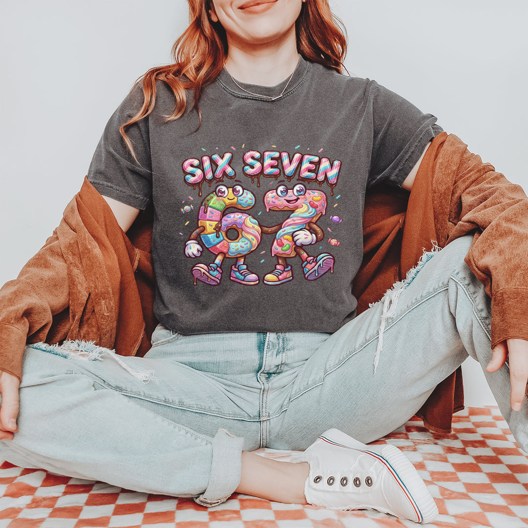 67 Candy Swirl Meme Vintage Soft Unisex T-shirt 