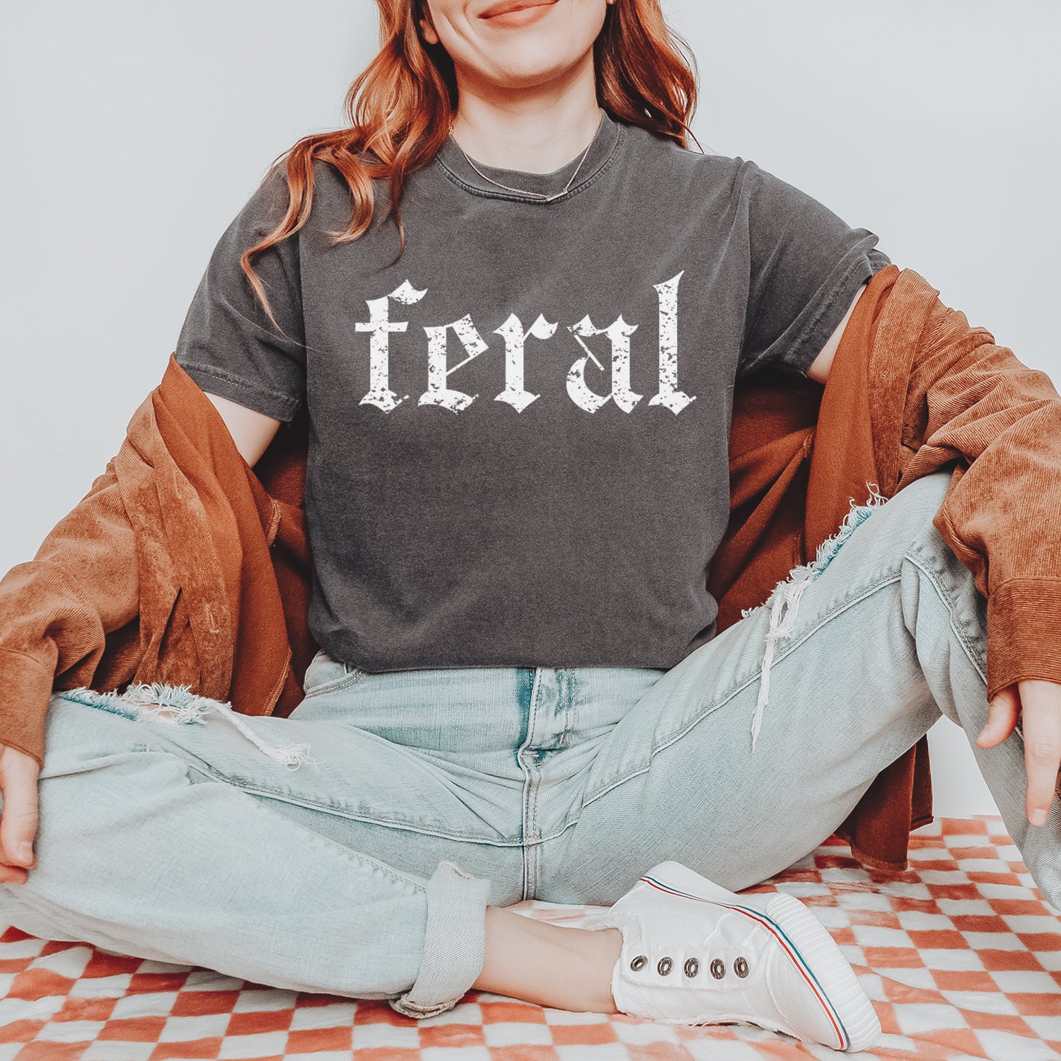 Feral Club Rat Festival Rave EDM Vintage Soft Unisex T-shirt 