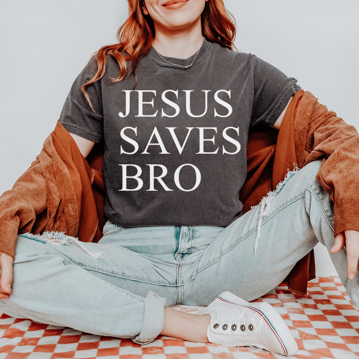 Jesus Saves Bro  Vintage Soft Unisex T-shirt