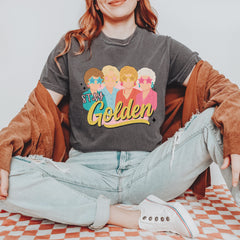 Stay Golden Girls Retro Vintage Soft Unisex T-shirt 
