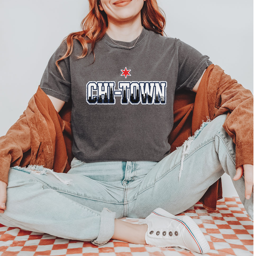 Chicago Chi-Town City Pride Vintage Soft Unisex T-shirt 