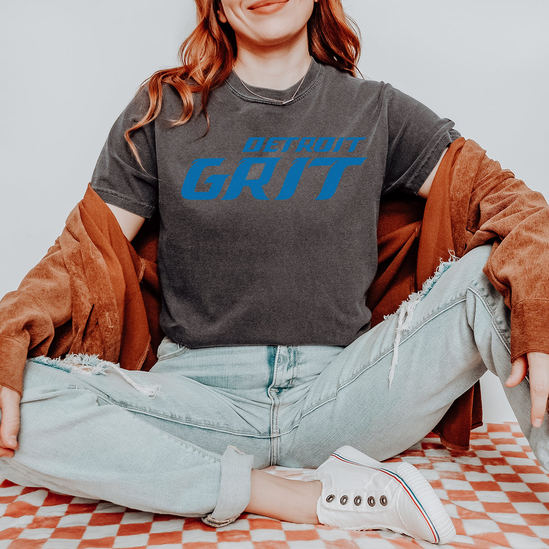 Grit Detroit Football Hard Knocks Vintage Soft Unisex T-shirt 