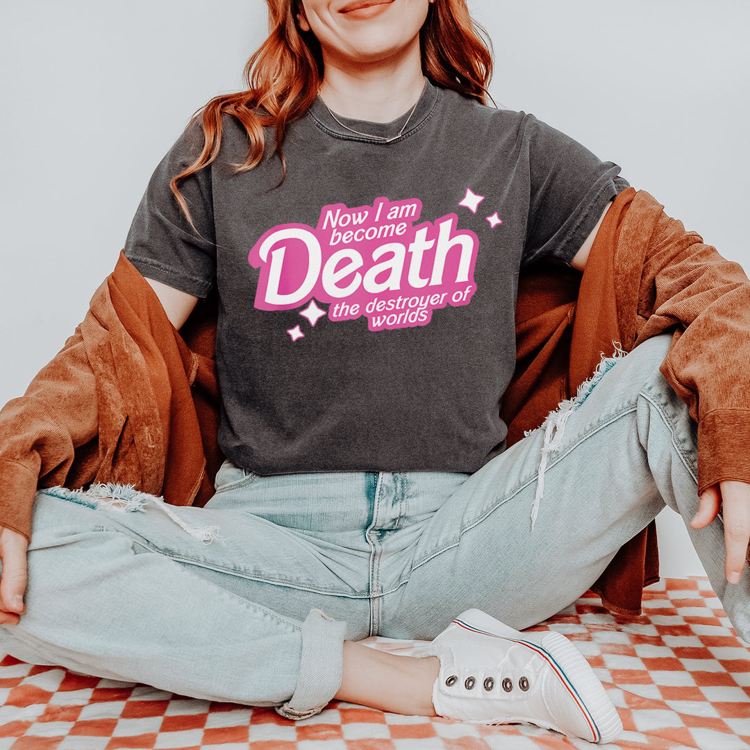 Now I am Become Death Barbenheimer Vintage Soft Unisex T-shirt 