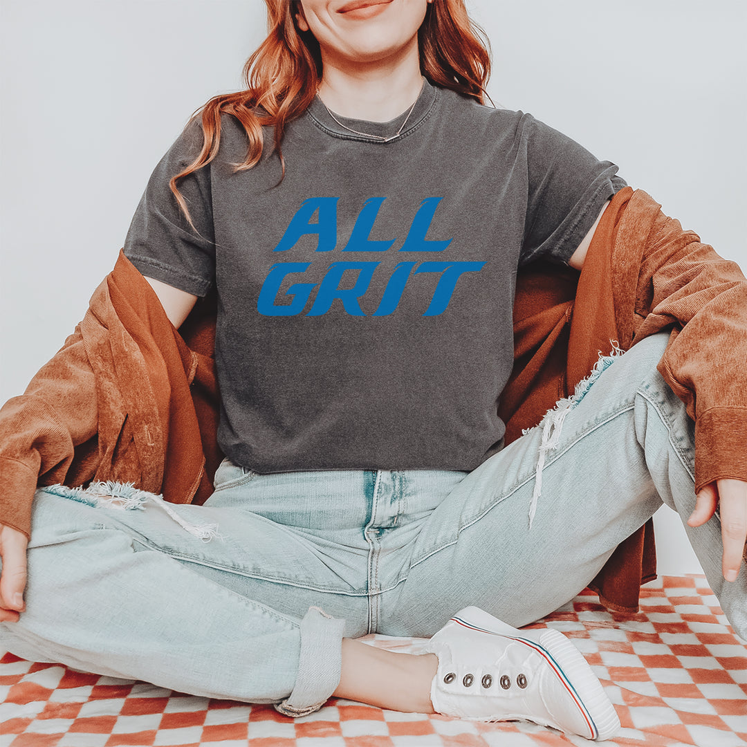 All Grit Detroit Football Vintage Soft Unisex T-shirt 