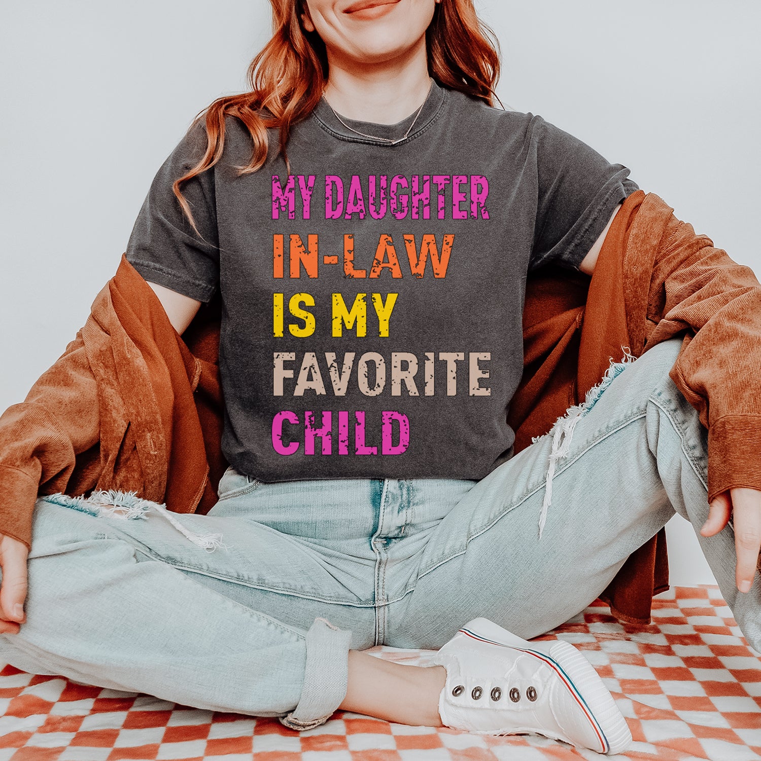My Daughter In-Law Is My Favorite Child Meme Vintage Soft Unisex T-shirt 