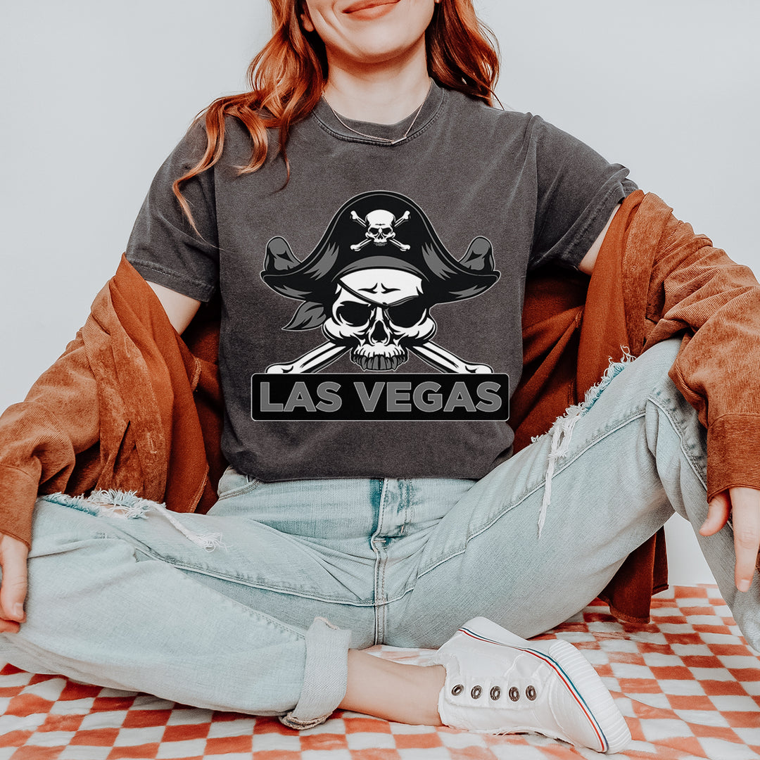 Raider Skull Straight Outta Las Vegas Vintage Soft Unisex T-shirt 