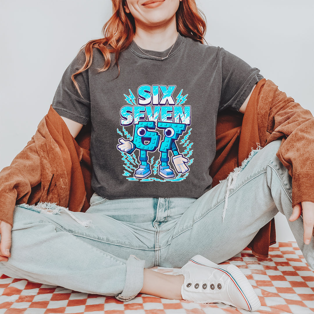 67 Brainrot Meme Slang Vintage Soft Unisex T-shirt 