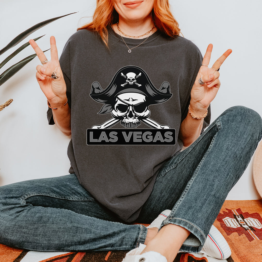 Raider Skull Straight Outta Las Vegas Vintage Soft Unisex T-shirt 