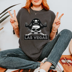 Raider Skull Straight Outta Las Vegas Vintage Soft Unisex T-shirt 
