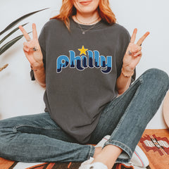 Skyline Philly Philadelphia Vintage Soft Unisex T-shirt 