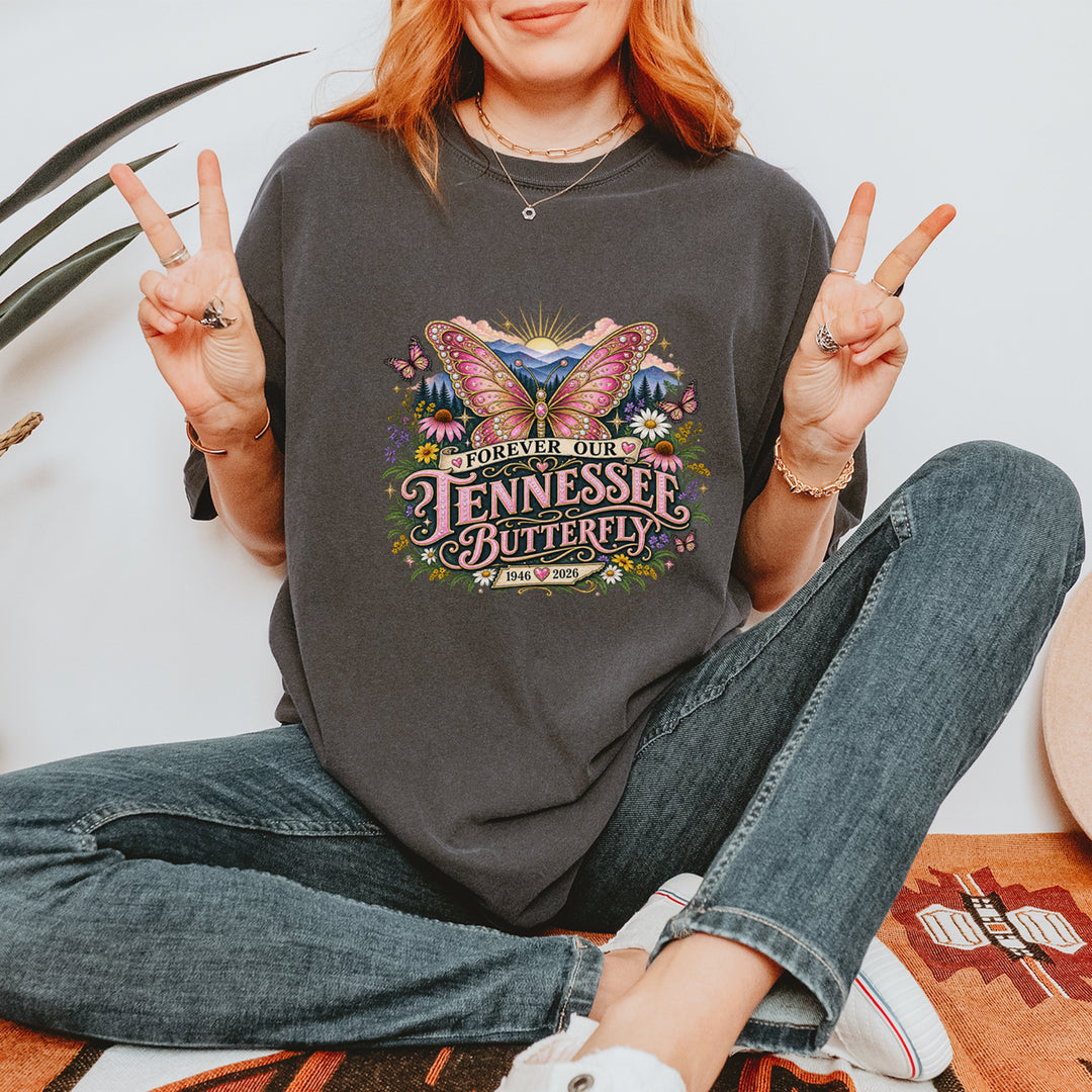 Forever Our Tennessee Butterfly Dolly Vintage Soft Unisex T-shirt 