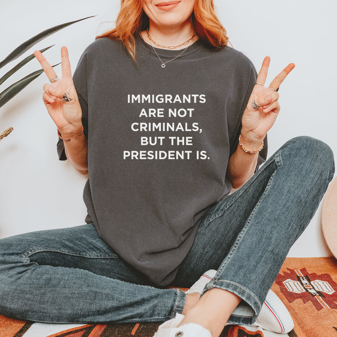 Immigrants Are Not Criminals Vintage Soft Unisex T-shirt 