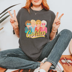 Stay Golden Girls Retro Vintage Soft Unisex T-shirt 