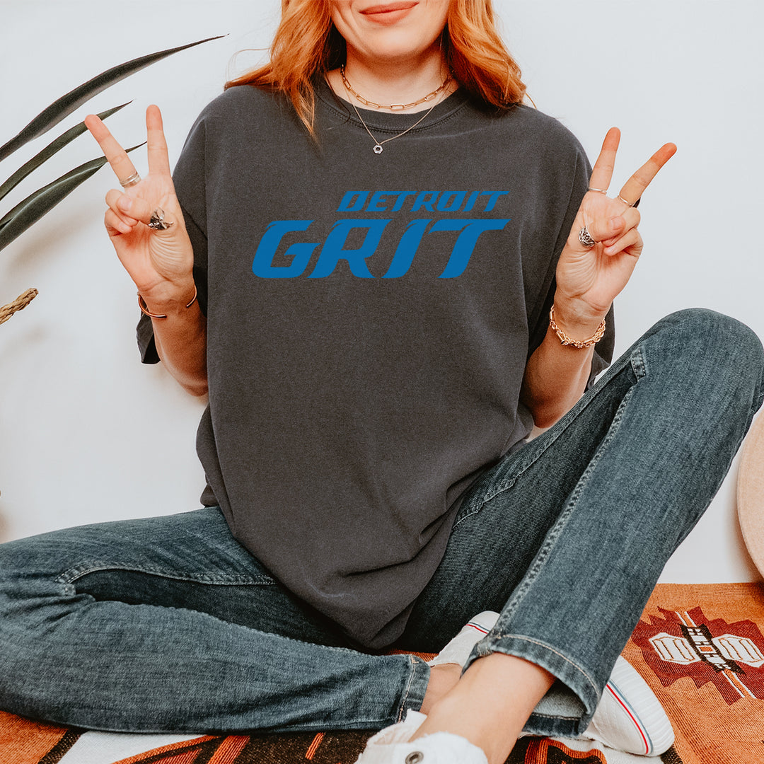 Grit Detroit Football Hard Knocks Vintage Soft Unisex T-shirt 