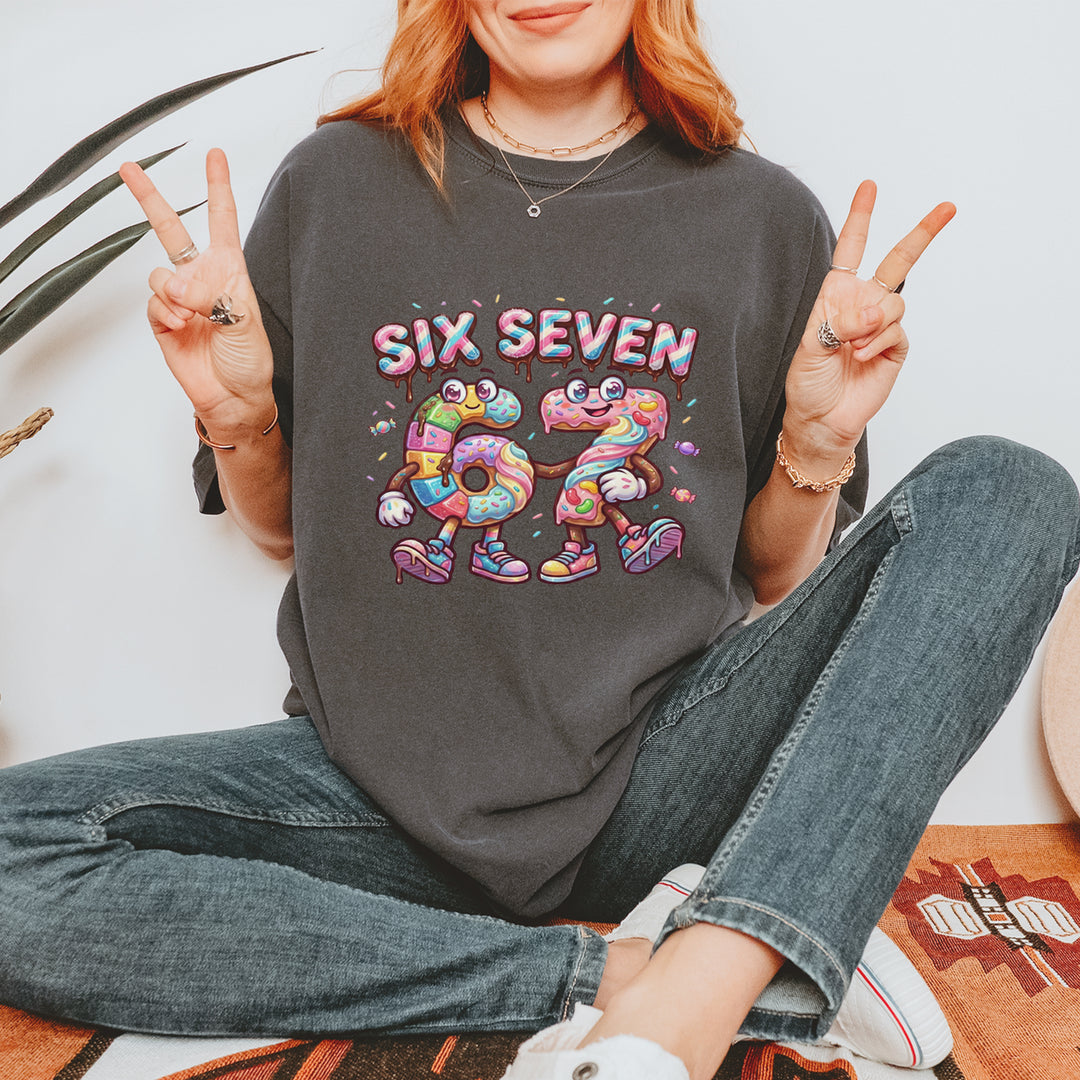 67 Candy Swirl Meme Vintage Soft Unisex T-shirt 